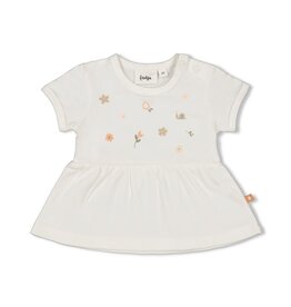 Feetje Baby Feetje Shirt geprint - Bloom with Love - offwhite