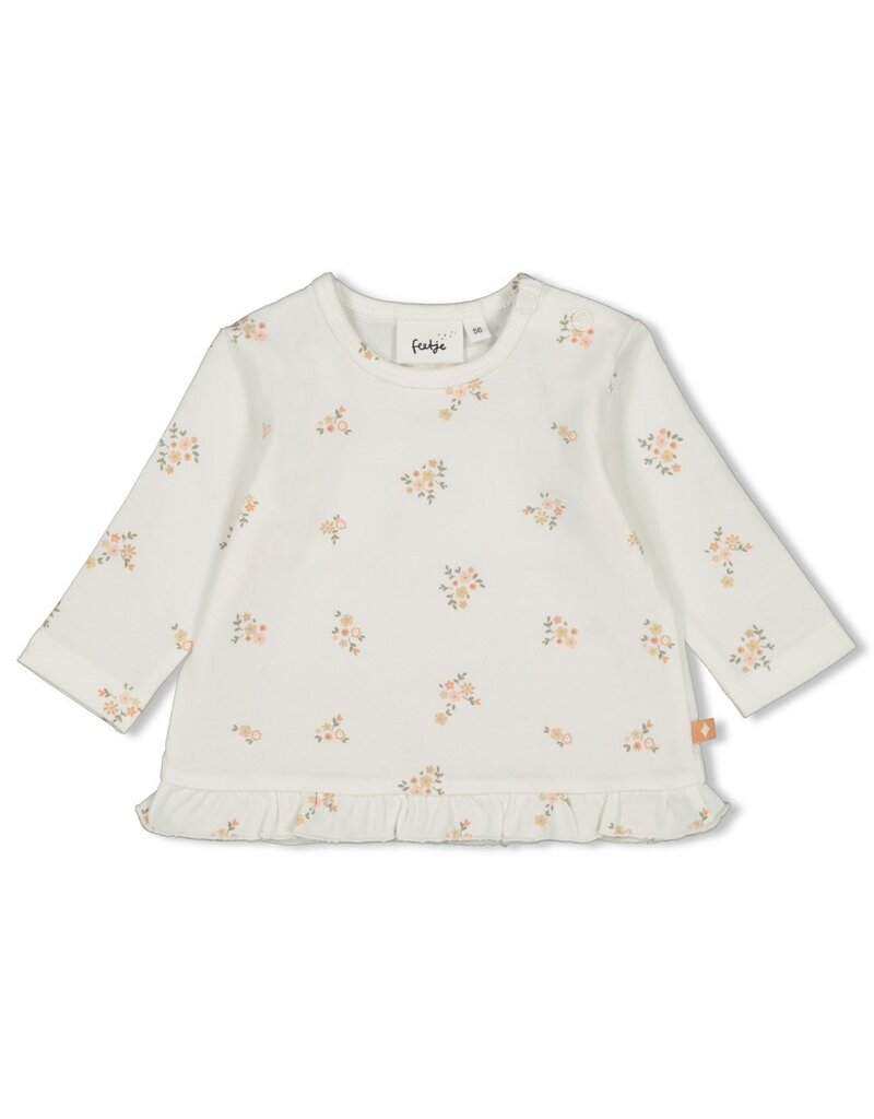 Feetje Baby Feetje Shirt allover print - Bloom with Love - offwhite 51602305