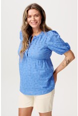 Noppies Noppies blouse Karlijn nursing - blauw  4030111 N193