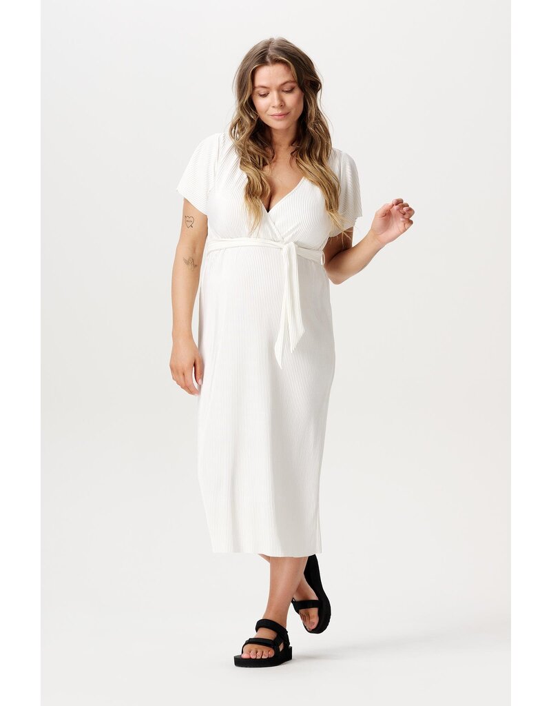 Noppies Noppies jurk - Kaja - Cream wit - nursing - 4030414 N148