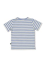 Feetje Baby Feetje - T-shirt streep - Protect Our Reefs - kobalt - 51700872