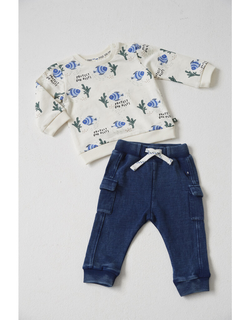 Feetje Baby Feetje - Broek - Protect Our Reefs - Indigo - 52202172