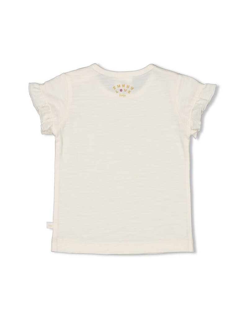 Feetje Baby Feetje T-shirt print- Sunny Love - offwhite - 51700864