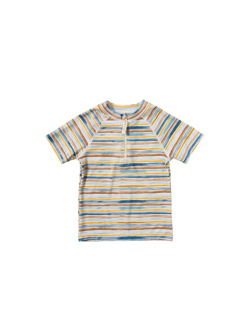 Salted Stories Salted Stories - Swim Tee - Dyed Stripe | Skyler