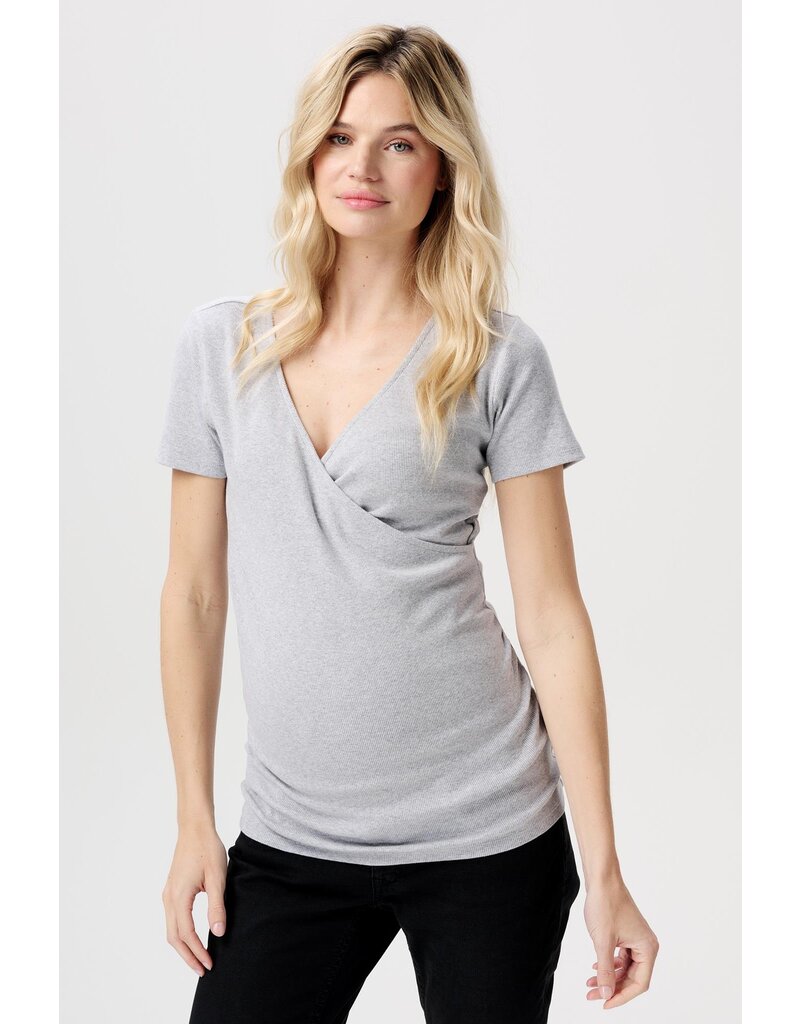 Noppies Noppies shirt - nursing - Sanson - Grey 30N0013 P628