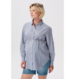 Noppies Noppies zwangerschap & voeding-blouse - Arles - Blue Stripe