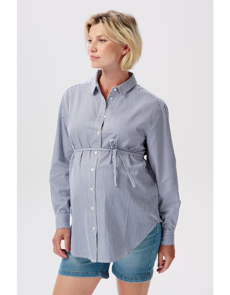 Noppies Noppies blouse Arles nursing - Blue Stripe - 30N0111 N200