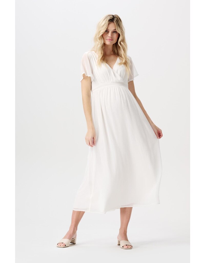 Noppies Noppies jurk - Amelie - Cream  - maxi  30N0412 N148