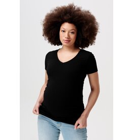 Noppies Noppies zwangerschap-T-shirt Jadie - Zwart - twin rib