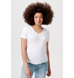 Noppies Noppies zwangerschap-T-shirt Kaat - optical white