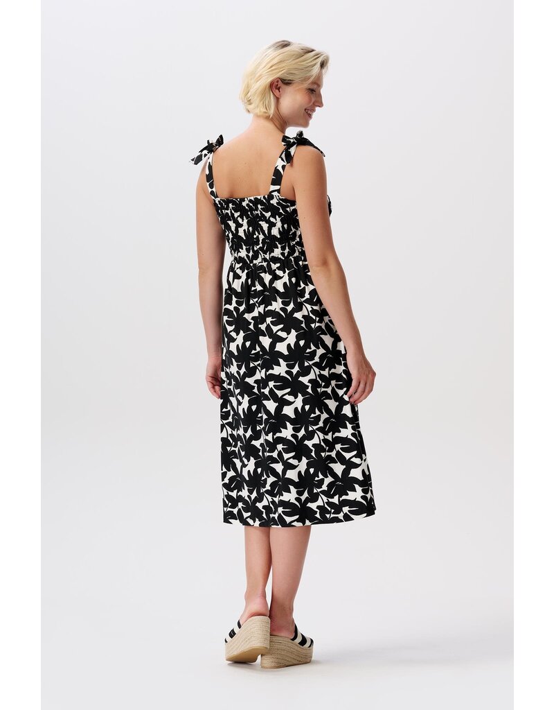 Noppies Noppies jurk - Han - nursing - Zwart AOP  - 4040413 N230