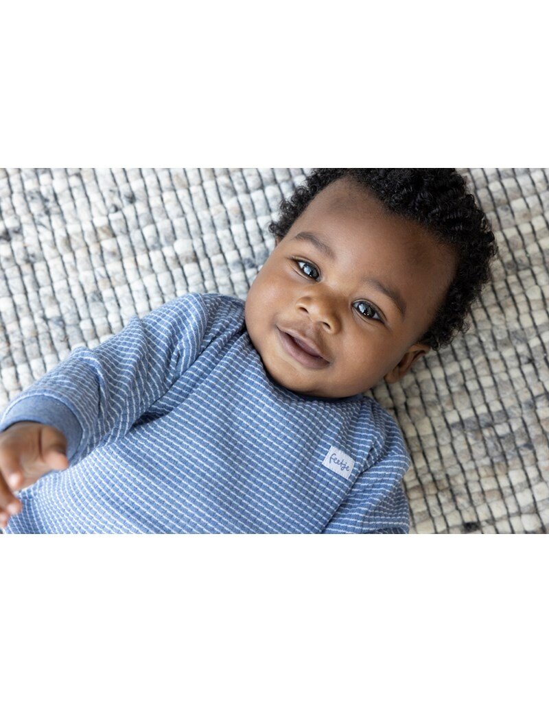 Feetje Baby Feetje Wafelpyjama Blue Melange 305533