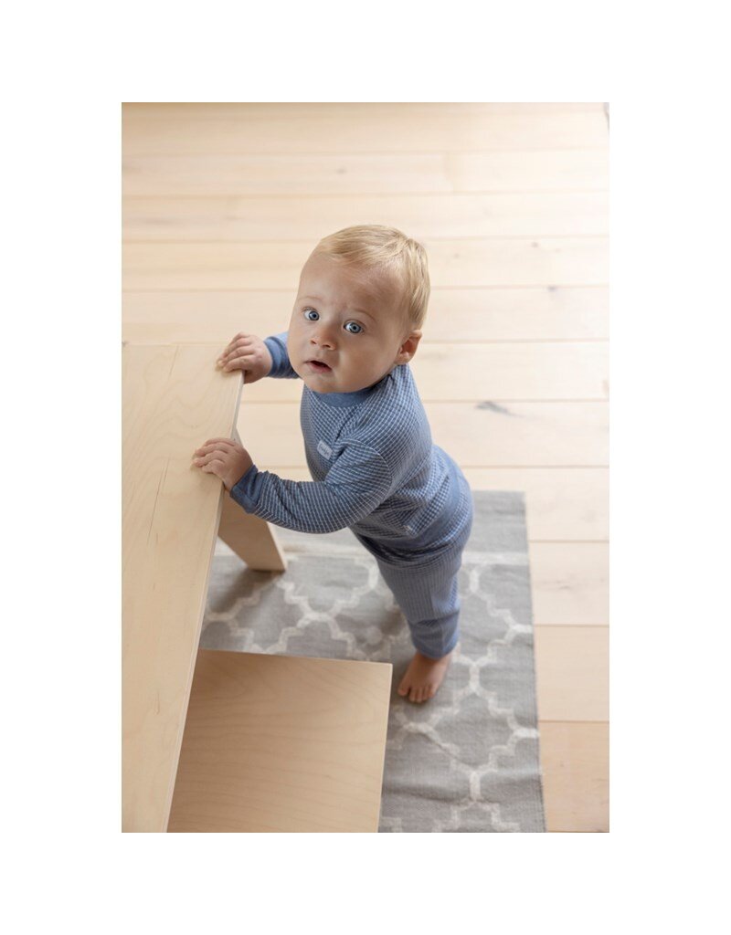Feetje Baby Feetje Wafelpyjama Blue Melange 305533