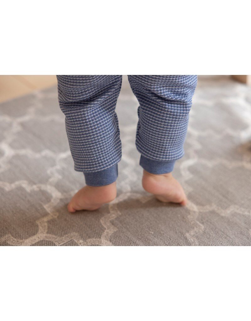 Feetje Baby Feetje Wafelpyjama Blue Melange 305533