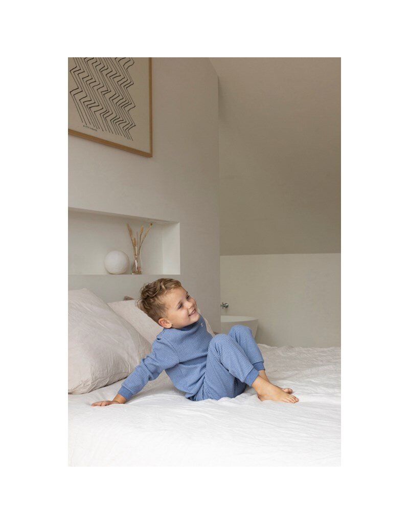 Feetje Baby Feetje Wafelpyjama Blue Melange 305533