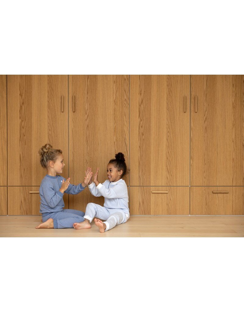 Feetje Baby Feetje Wafelpyjama Blue Melange 305533