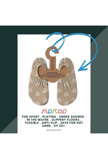 Slipstop Shoes - Amber - Leafs - oud roze