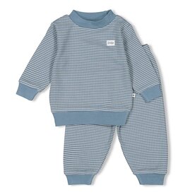 Feetje Baby Feetje Wafel Pyjama - Ice Blue melange