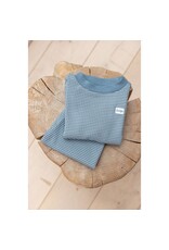 Feetje Baby Feetje Wafelpyjama - Ice Blue melange - 305616