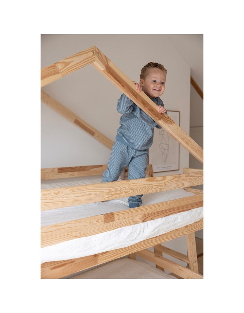 Feetje Baby Feetje Wafelpyjama - Ice Blue melange - 305616