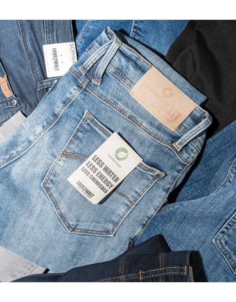 Love2Wait Love2Wait jeans -sustainable - Stone Wash- L32 - B999028 021