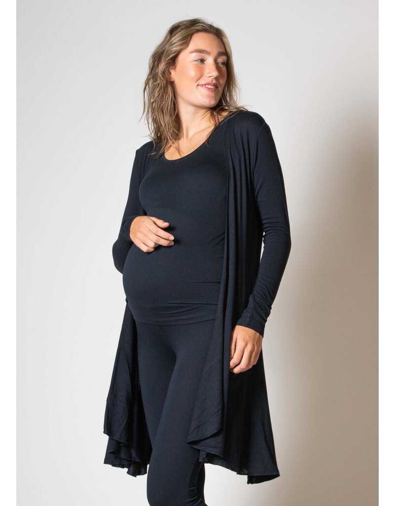 Love2Wait Love2Wait Vest / Cardigan donker blauw B999060 006