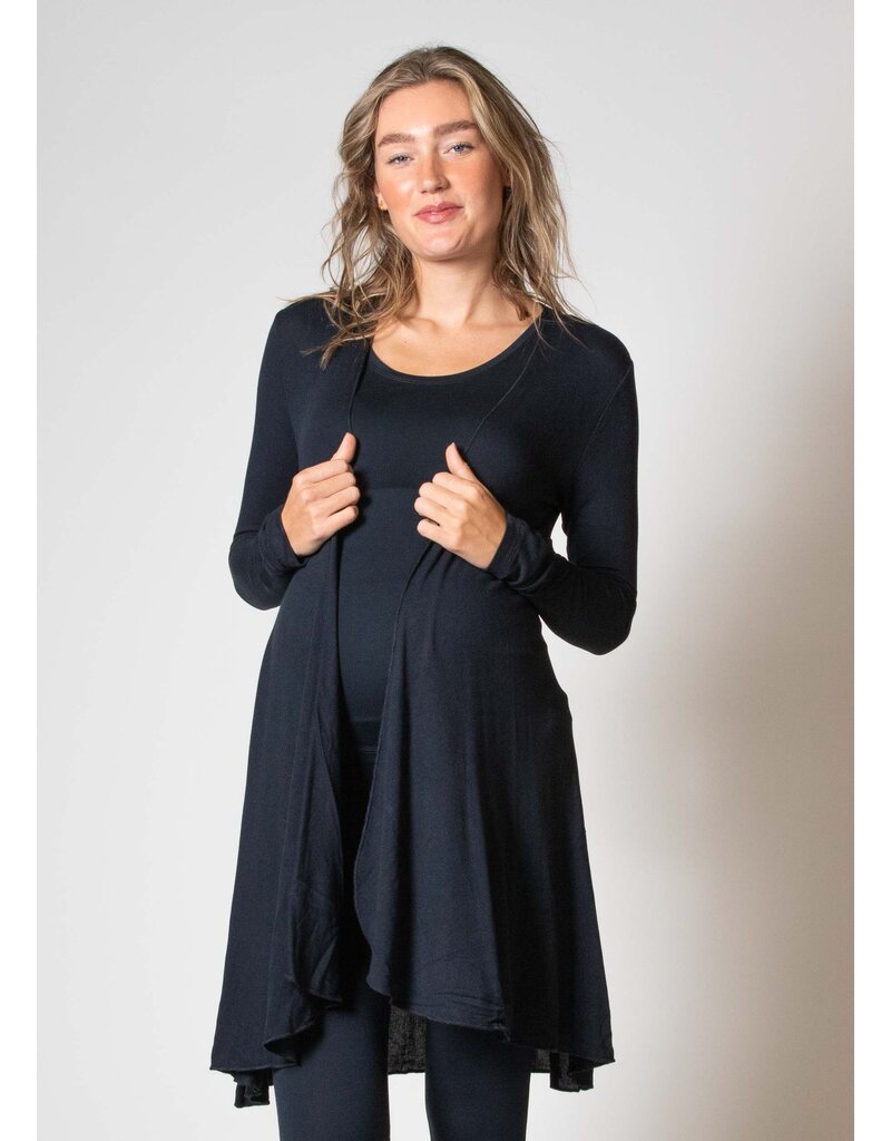 Love2Wait Love2Wait Vest / Cardigan donker blauw B999060 006