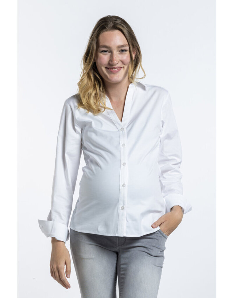 Love2Wait Love2Wait blouse White Sustainable B999068 - 001