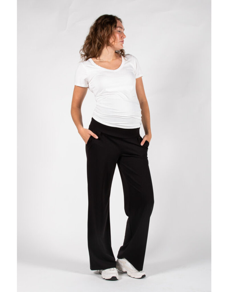 Love2Wait Love2Wait - Pants Wide Leg - Black B999079 - 004