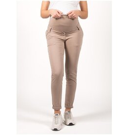 Love2Wait Love2Wait zwangerschapsbroek - Pants Chino - Sand