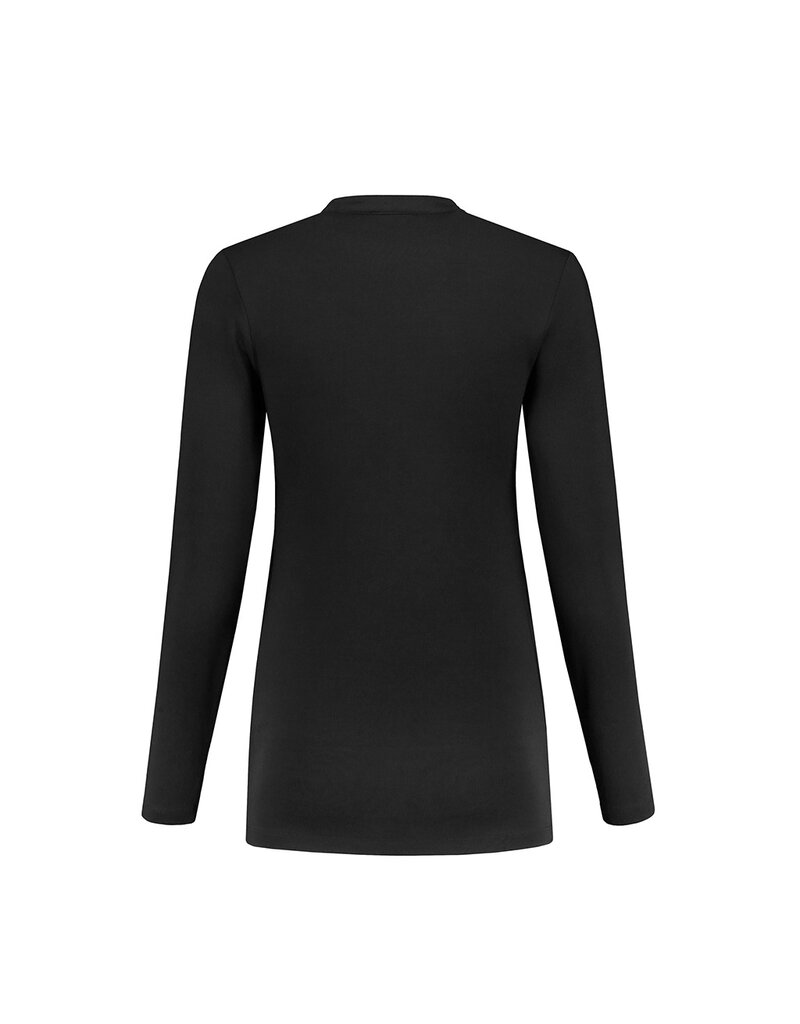 Love2Wait Love2Wait shirt met voedingsfunctie - kant -zwart B999101 004