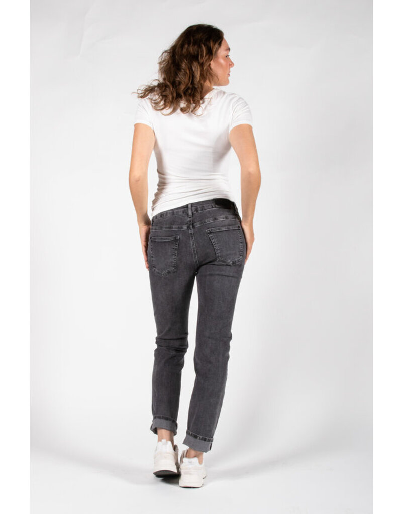 Love2Wait Love2Wait jeans Norah  mom fit - donker grijs - B999008 055