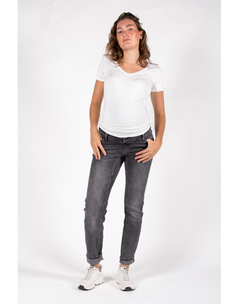 Love2Wait Love2Wait jeans Norah  mom fit - donker grijs - B999008 055