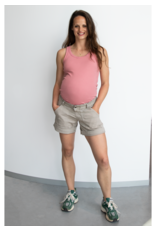 Love2Wait Love2Wait Tanktop - Rib- Dusty Rose - C241051  038