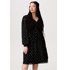 Noppies Noppies zwangerschapsjurk - Jaya - Fancy Black geprint