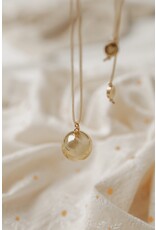 Proud Mama babybel Bol Gold met Voetjes