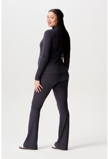 Noppies Noppies broek Flared Heja - rib - Iron grijs 30N1110 P633