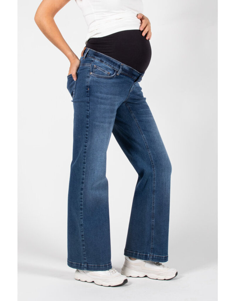 Love2Wait Love2Wait jeansWide Leg - Stone Wash - B999031 021