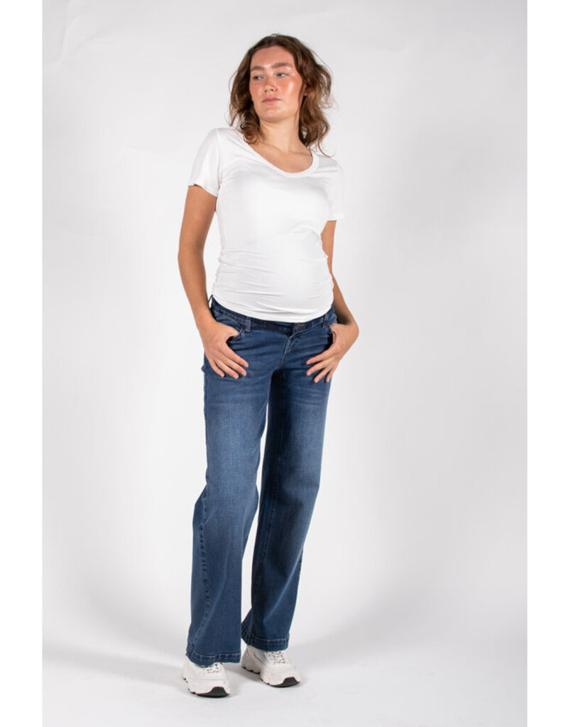 Love2Wait Love2Wait jeansWide Leg - Stone Wash - B999031 021