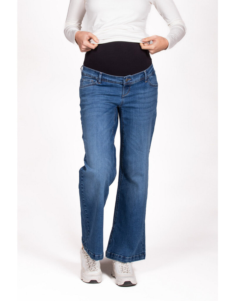 Love2Wait Love2Wait jeansWide Leg - Stone Wash - B999031 021