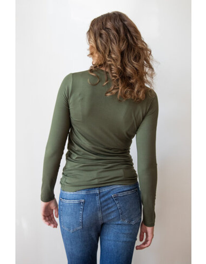 Love2Wait Love2Wait Top Nursing - olijf groen - C242021 - 054