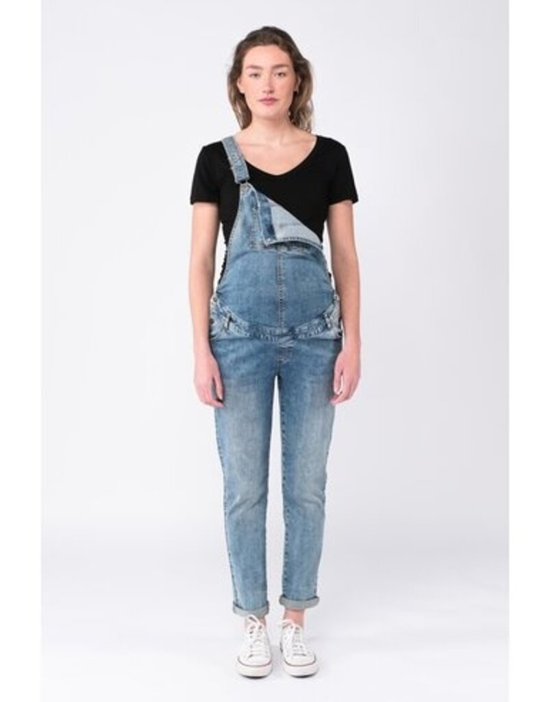 Love2Wait Love2Wait Salopette Denim Sustainable-Stone Wash B999027 021