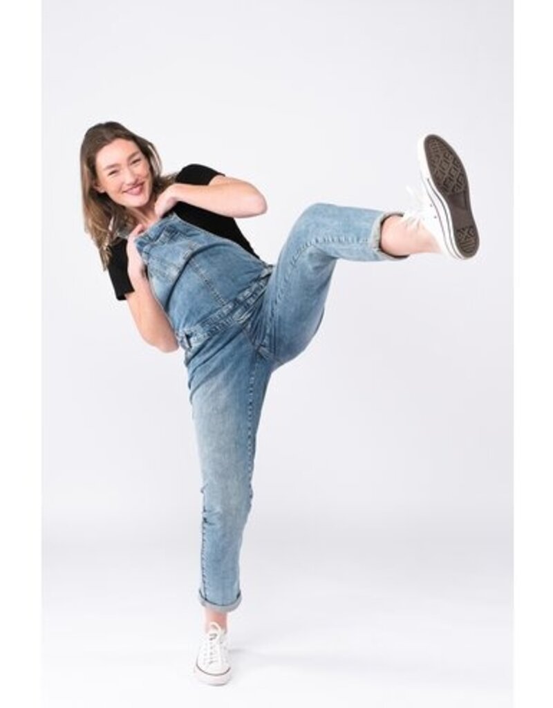 Love2Wait Love2Wait Salopette Denim Sustainable-Stone Wash B999027 021