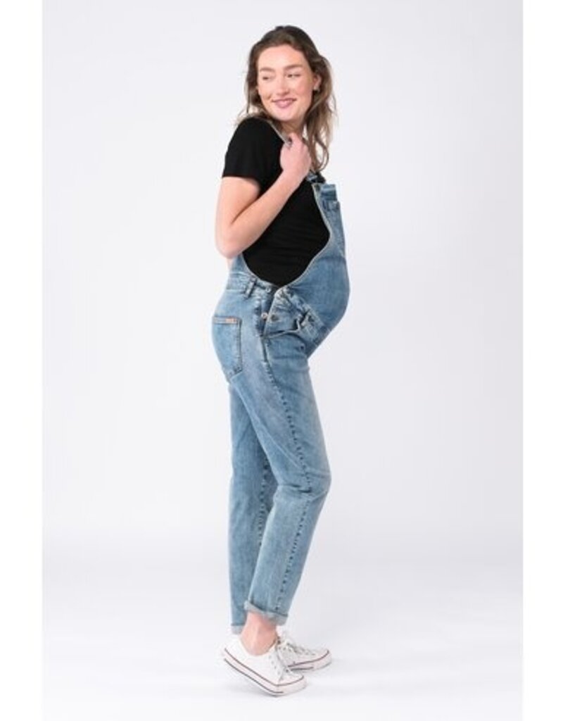 Love2Wait Love2Wait Salopette Denim Sustainable-Stone Wash B999027 021