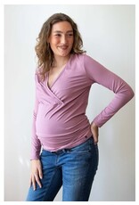 Love2Wait Love2Wait Top Nursing - Plum Rose - C242046 - 090