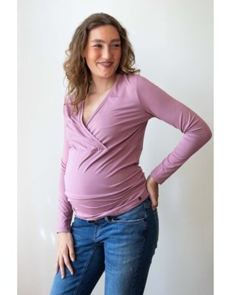 Love2Wait Love2Wait Top Nursing - Plum Rose - C242046 - 090