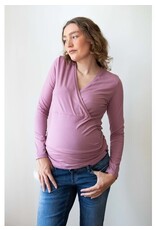 Love2Wait Love2Wait Top Nursing - Plum Rose - C242046 - 090