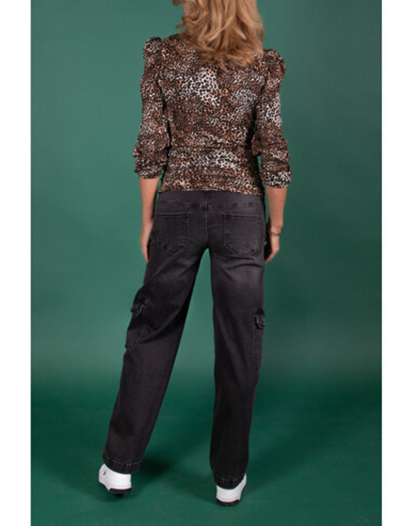Love2Wait Love2Wait Top - Col ls - Leopard C242050 016