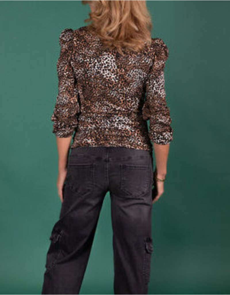 Love2Wait Love2Wait Top - Col ls - Leopard C242050 016