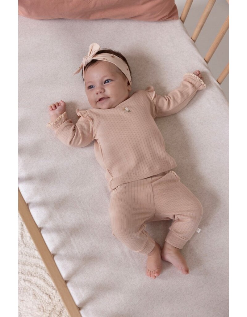 Feetje Baby Feetje Broek Rib - Sweet Poppy  - Roze - 52202300